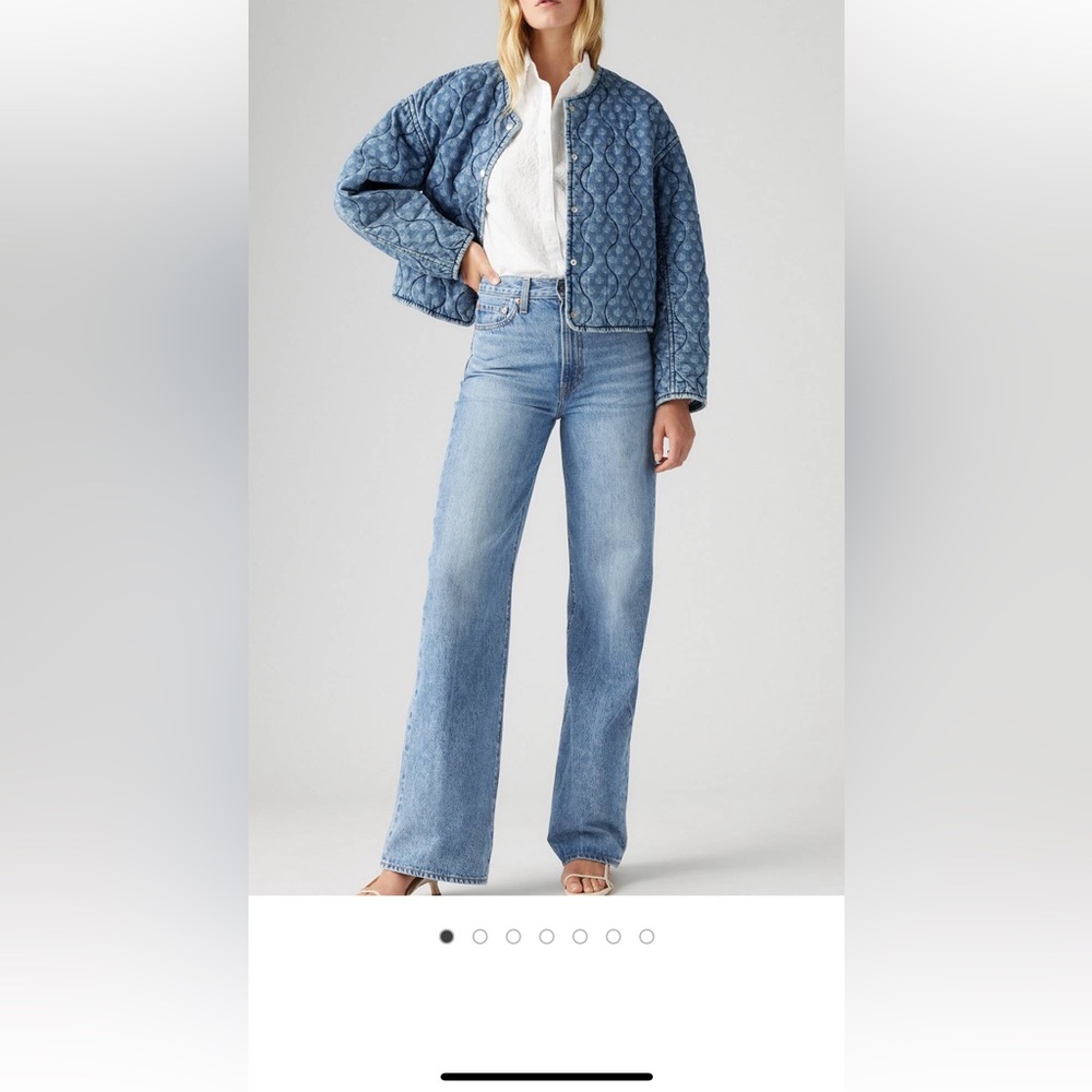 Levi’s ribcage wide leg jeans